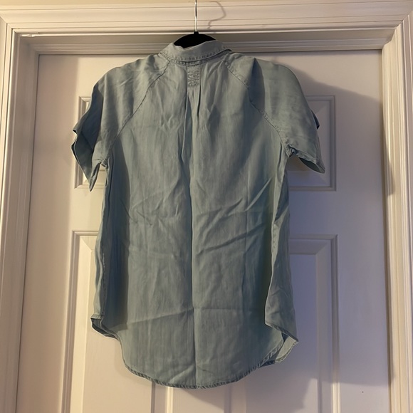 7 for all mankind Comfortable Denim Blouse - Picture 4 of 4